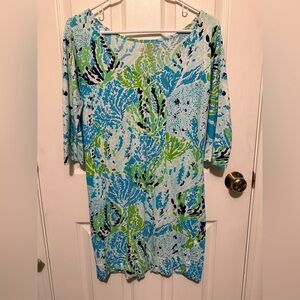 Lilly Pulitzer Eliza Dress - Let’s Cha Cha Blue